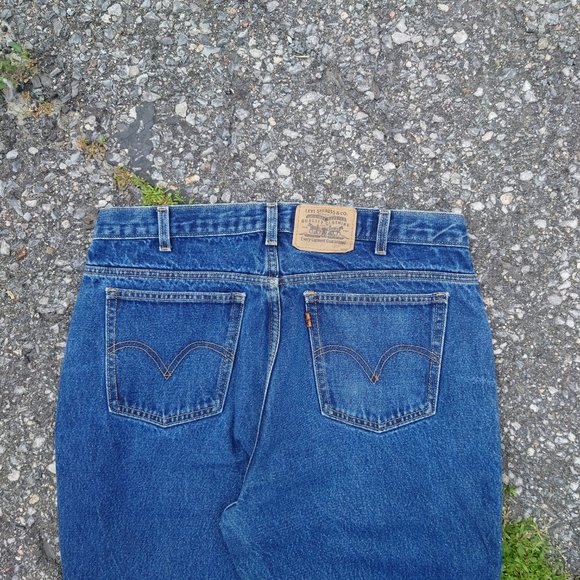 Vintage 00's Levi's 619 Orange Tab Straight Jeans - Picture 3 of 5